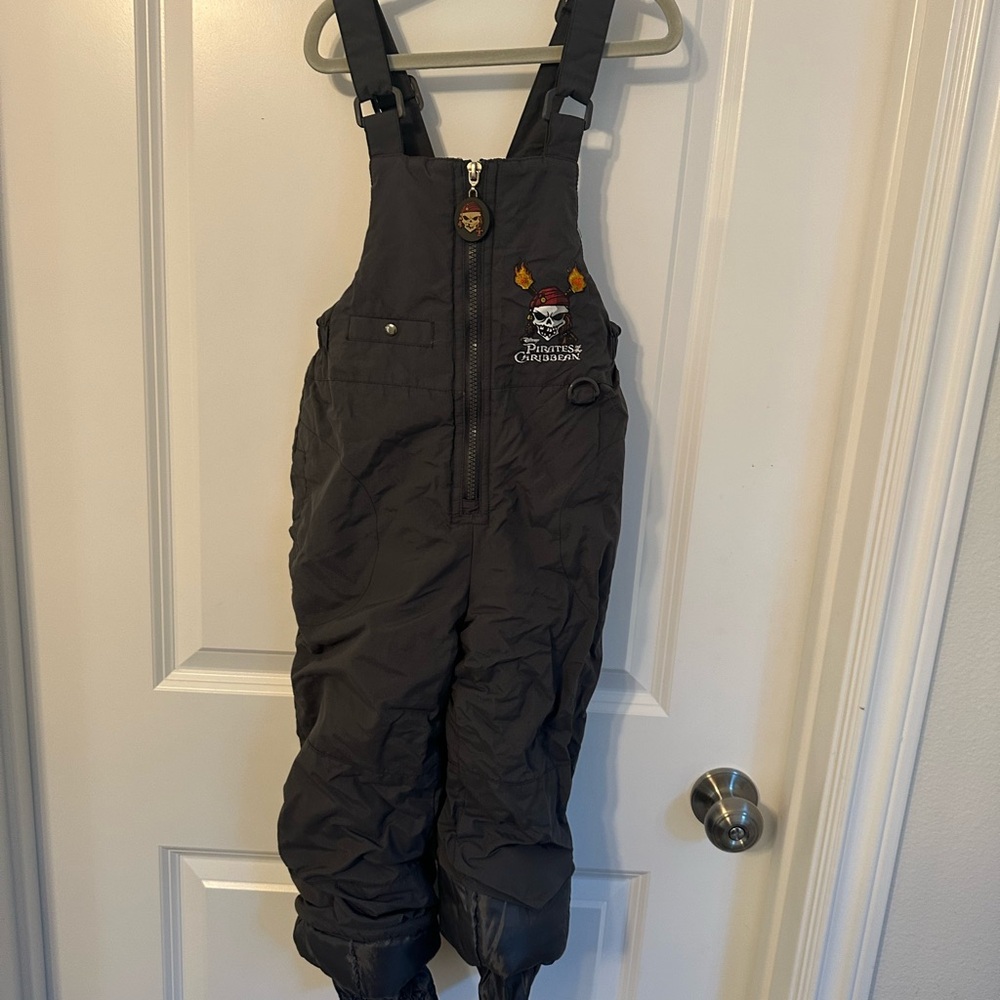 Disney Charcoal Snow Overalls for Kids